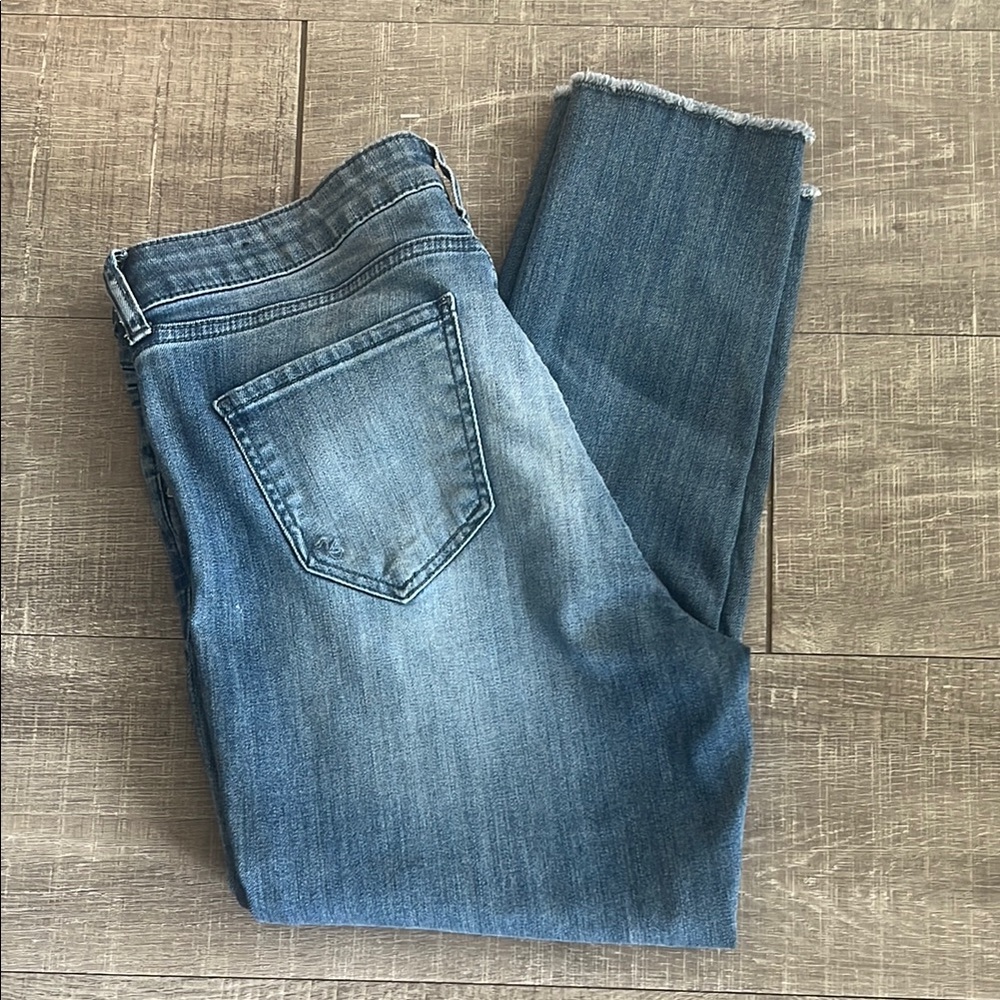 Kut from the Kloth Blue Ankle Cropped Jeans